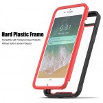 Wholesale iPhone 8 Plus / 7 Plus / 6S Plus Clear Dual Defense Case (Red)